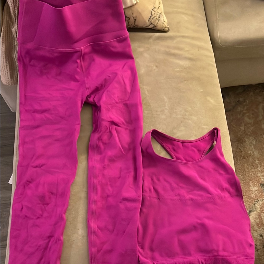 Fabletics Pink Activewear Set